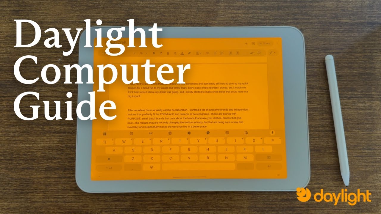 How to Get the Most Out of Your Daylight Computer | User Guide