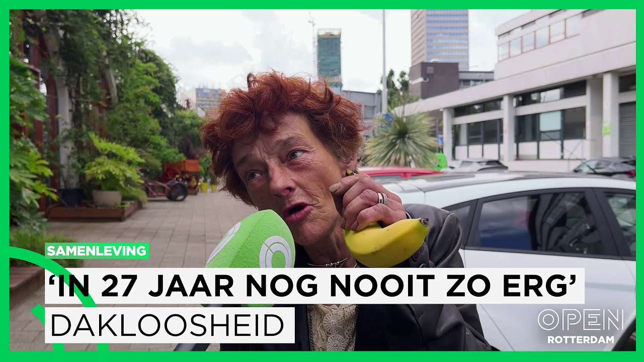 &lsquo;Altijd als ik hem zie, raakt dat mij&rsquo;: Daklozenproblematiek grijpt Rotterdammers aan | OPEN VRAAG