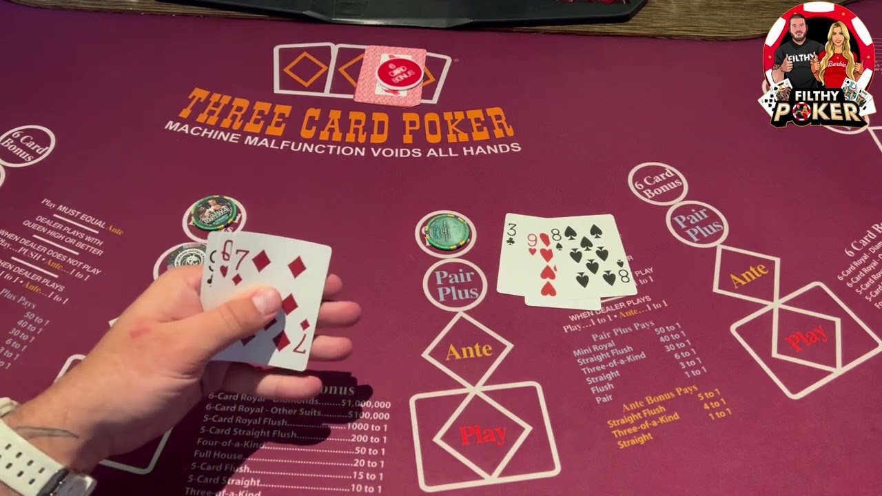 $600 BETS 3 card poker!