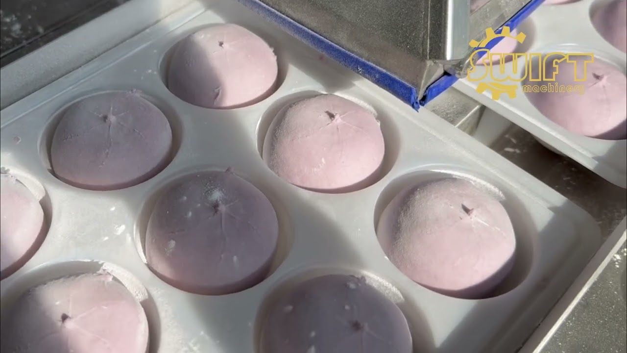 Automatic Mochi Ice Cream Maker machine with Starch Spray Coating