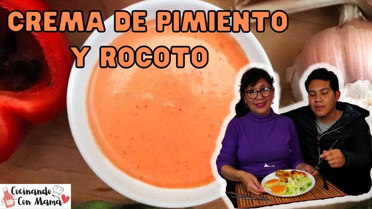 Crema de Rocoto y Pimiento, para acompañar a tus papitas, esta receta te va a encantar !!!