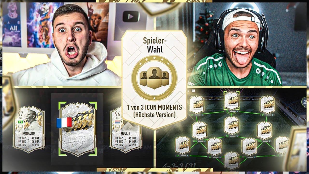 FIFA 22: RANDOM ICON MOMENTS PLAYER PICK SQUAD BUILDER BATTLE 😱😱