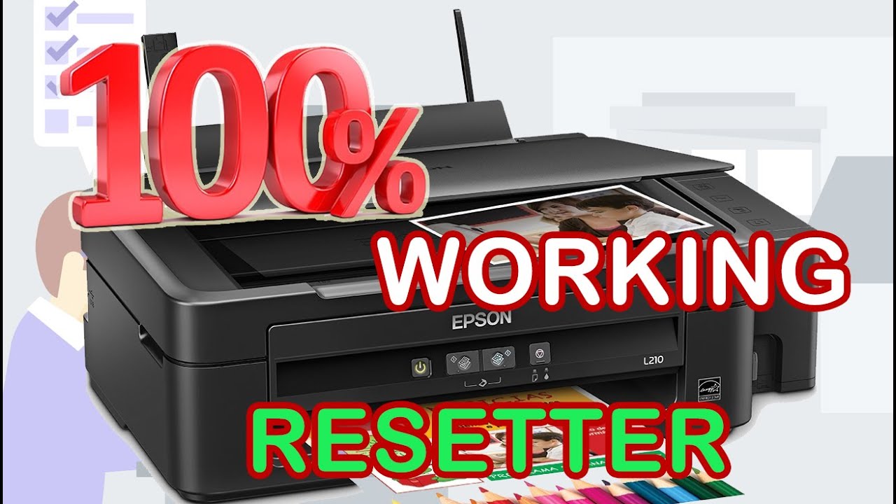 How to Reset L210 Printer with Free Download Re-sitter