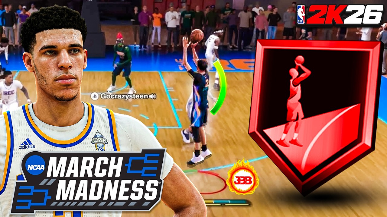 This UCLA LONZO BALL BUILD is AMAZING in the RANDOM REC on NBA 2K26!
