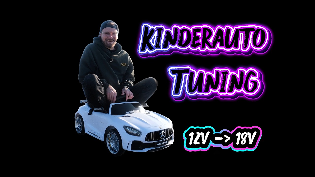 Huber`s Garage - Kinderauto Tuning - 18V Makita Umbau
