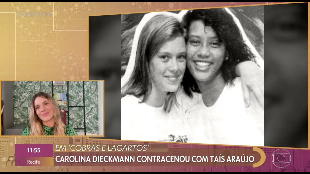 Encontro: Carolina Dieckmann relembra papéis na TV e recebe mensagem de Taís Araújo