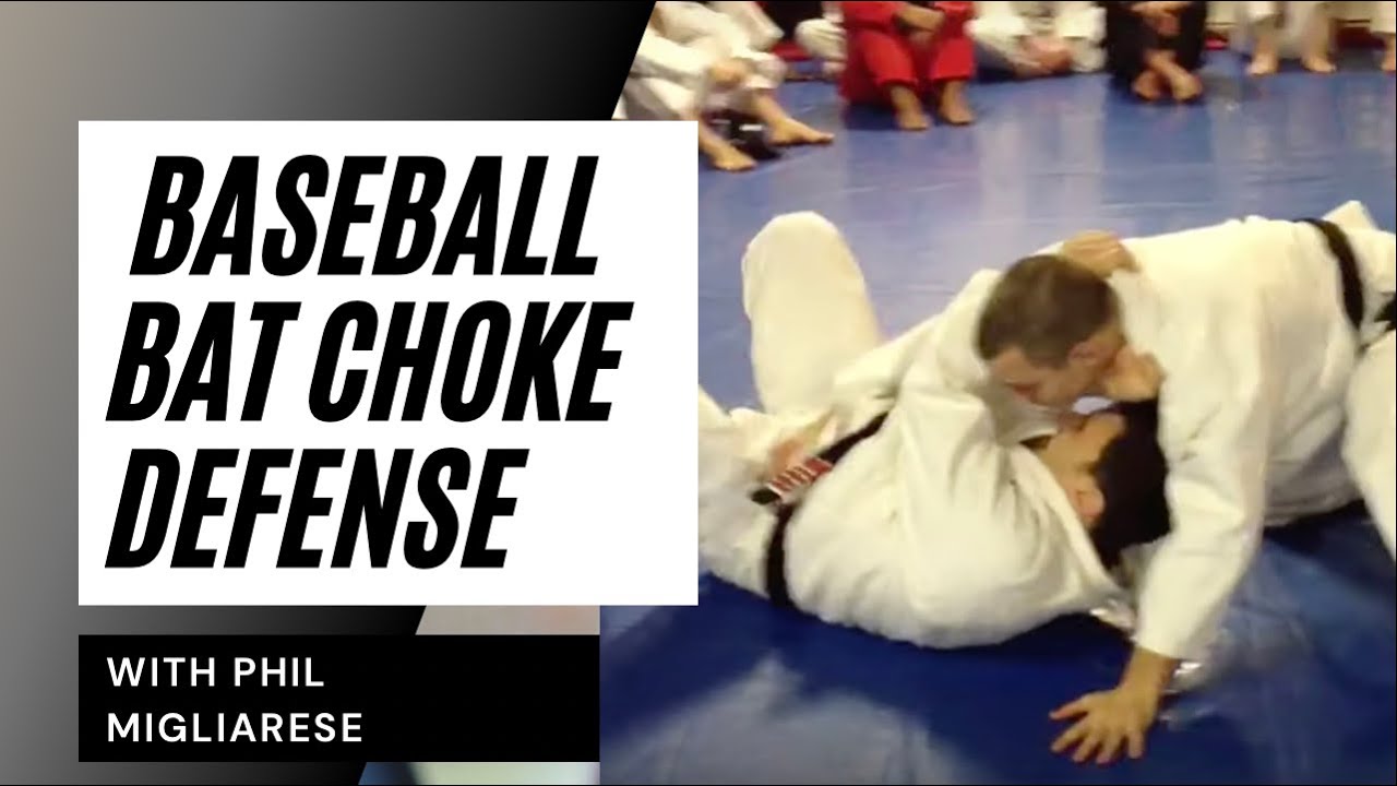 Baseball Bat Choke Defense!  Do you know the escape?