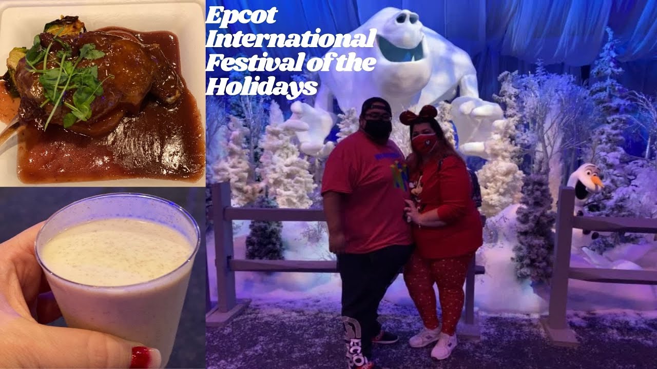 Epcot Festival of the holidays + Olaf Scavenger hunt 2020