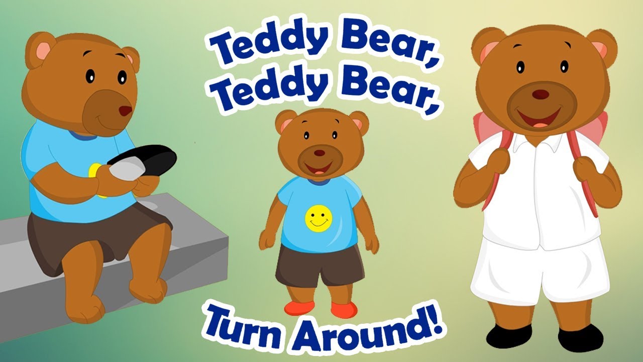 Teddy Bear Teddy Bear Turn Around | English Nursery Rhyme Song For Children