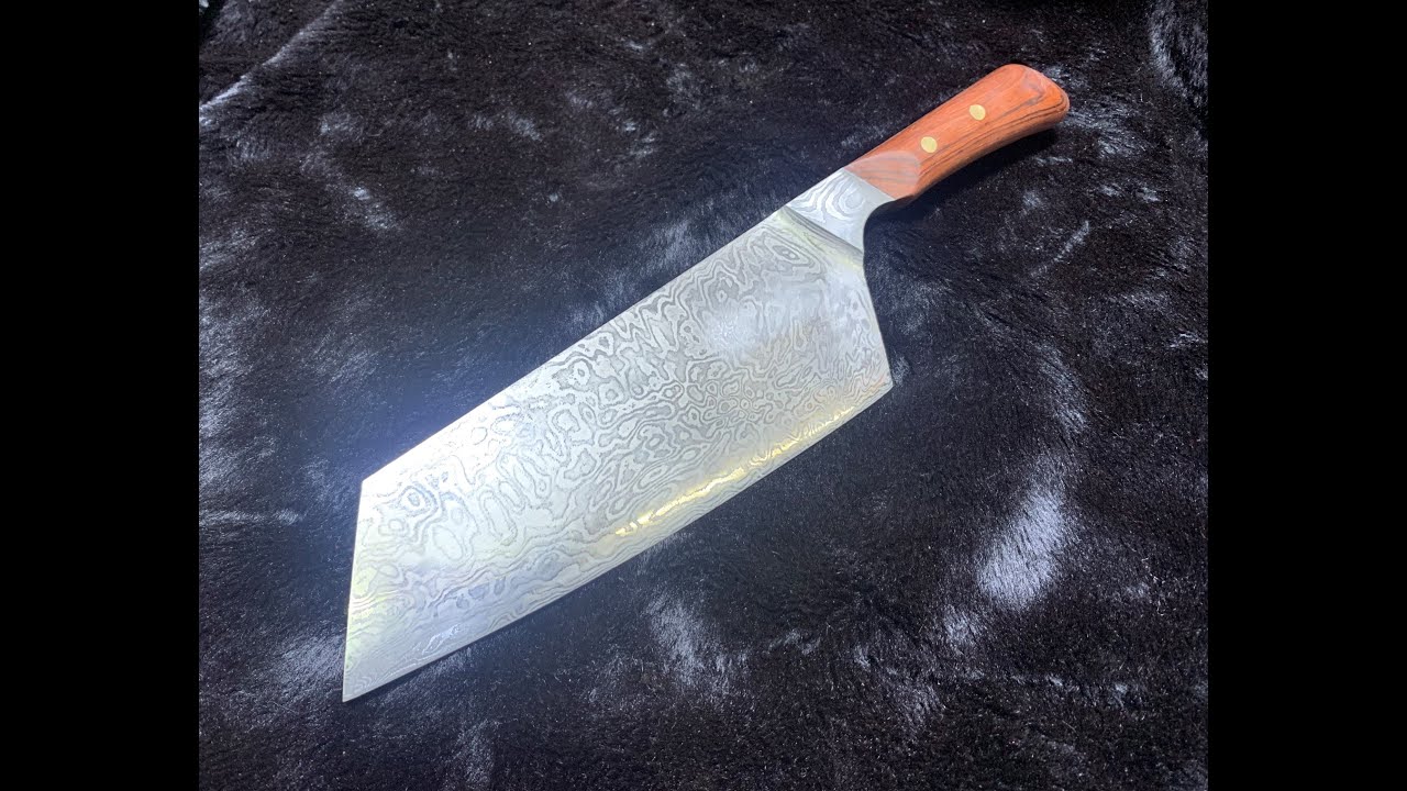 製作一把大馬士革菜刀 （forging Damascus kitchen knife）