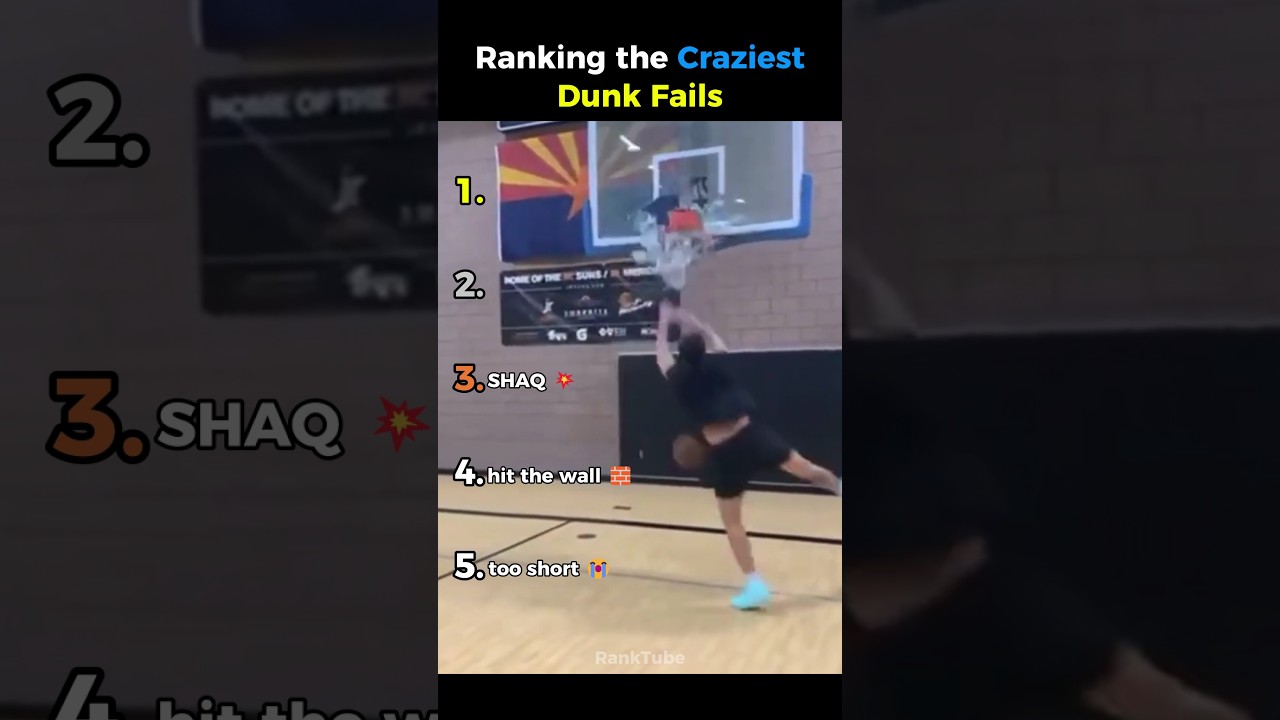 Ranking the Craziest Dunk Fails 🏀💥