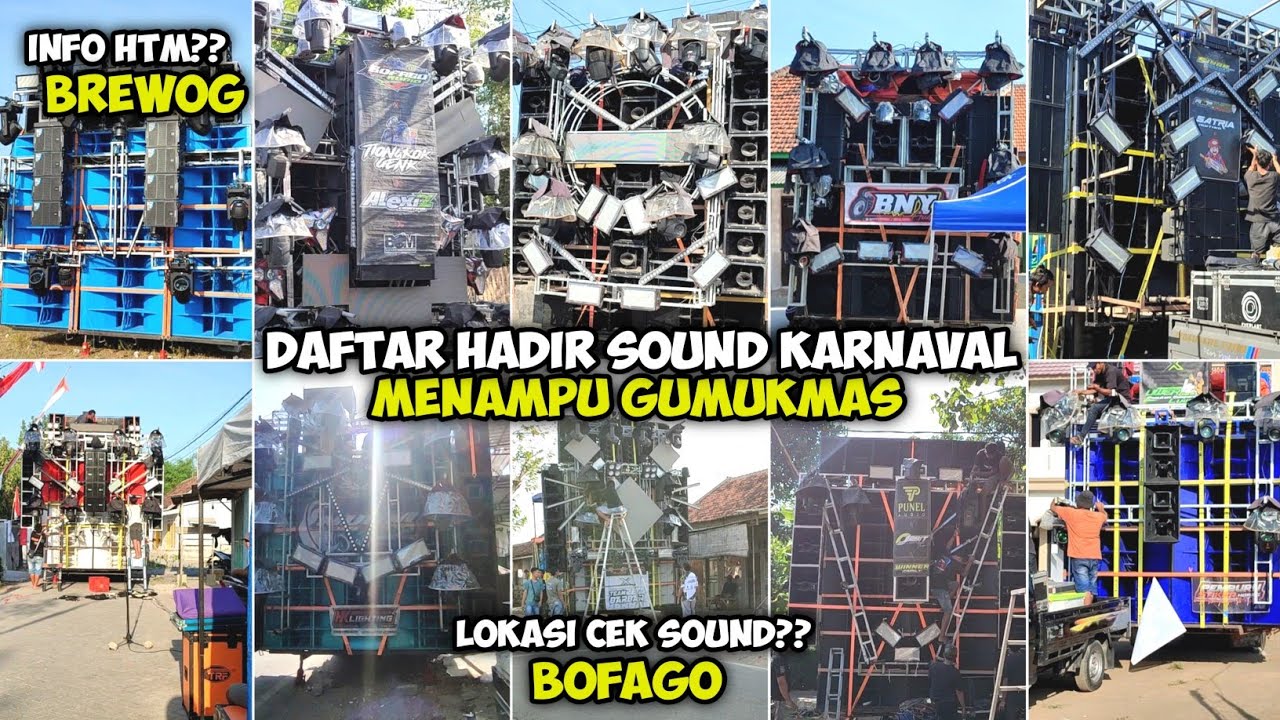 BREWOG & BOFAGO Hadir lagi🔥Info HTM BREWOG?? Daftar Hadir Sound Karnaval Menampu Gumukmas 