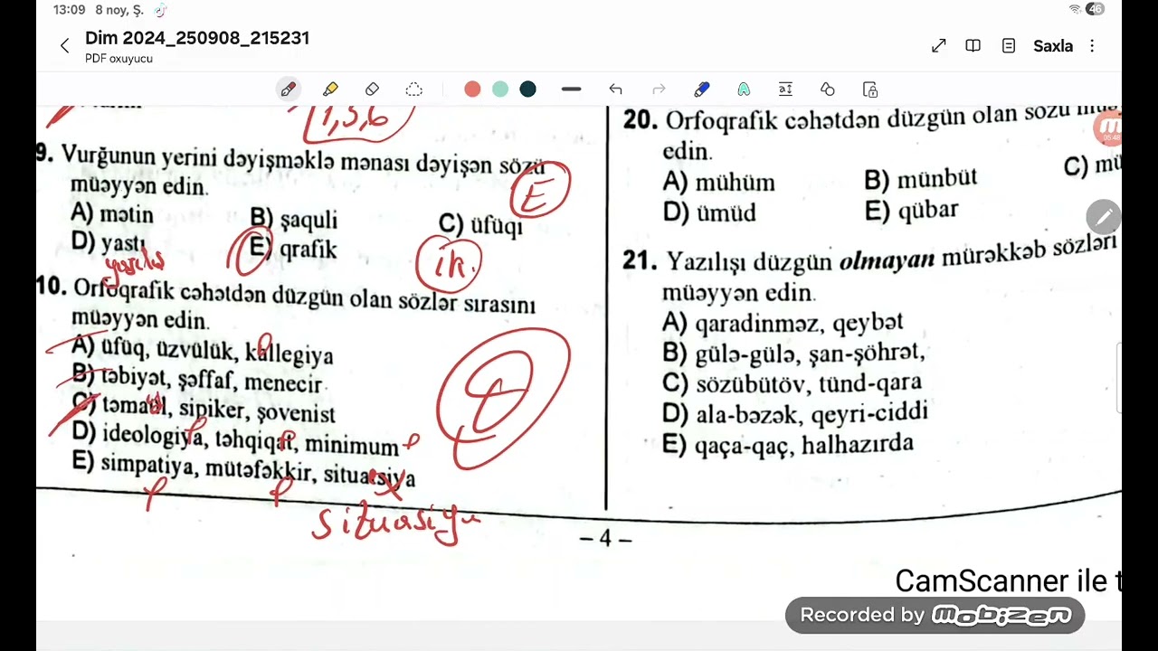 Dövlət qulluğu Azərbaycan dili ( 050 966 30 27)