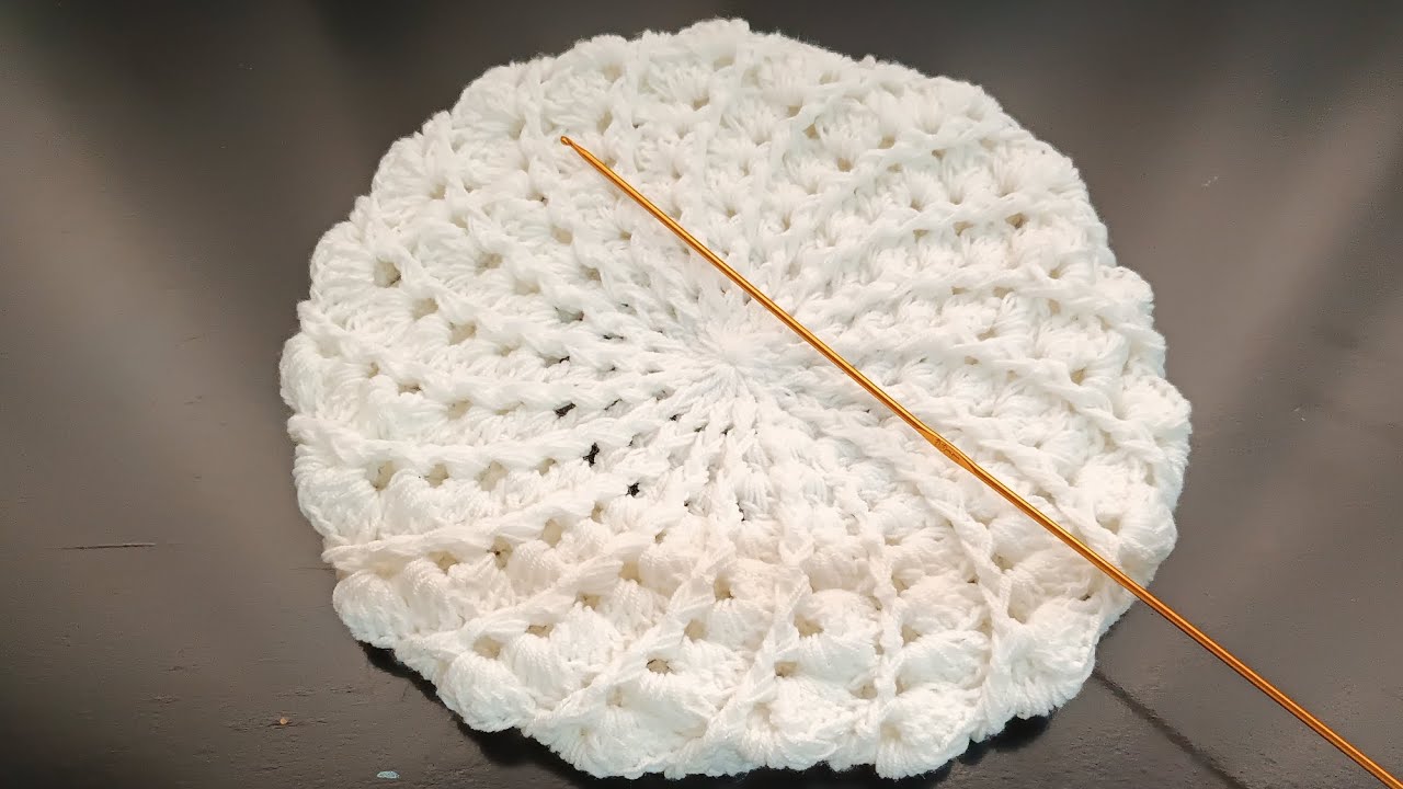 آموزش بافت کلاه فرانسوی آسان ، آموزش بافتنی با قلاب