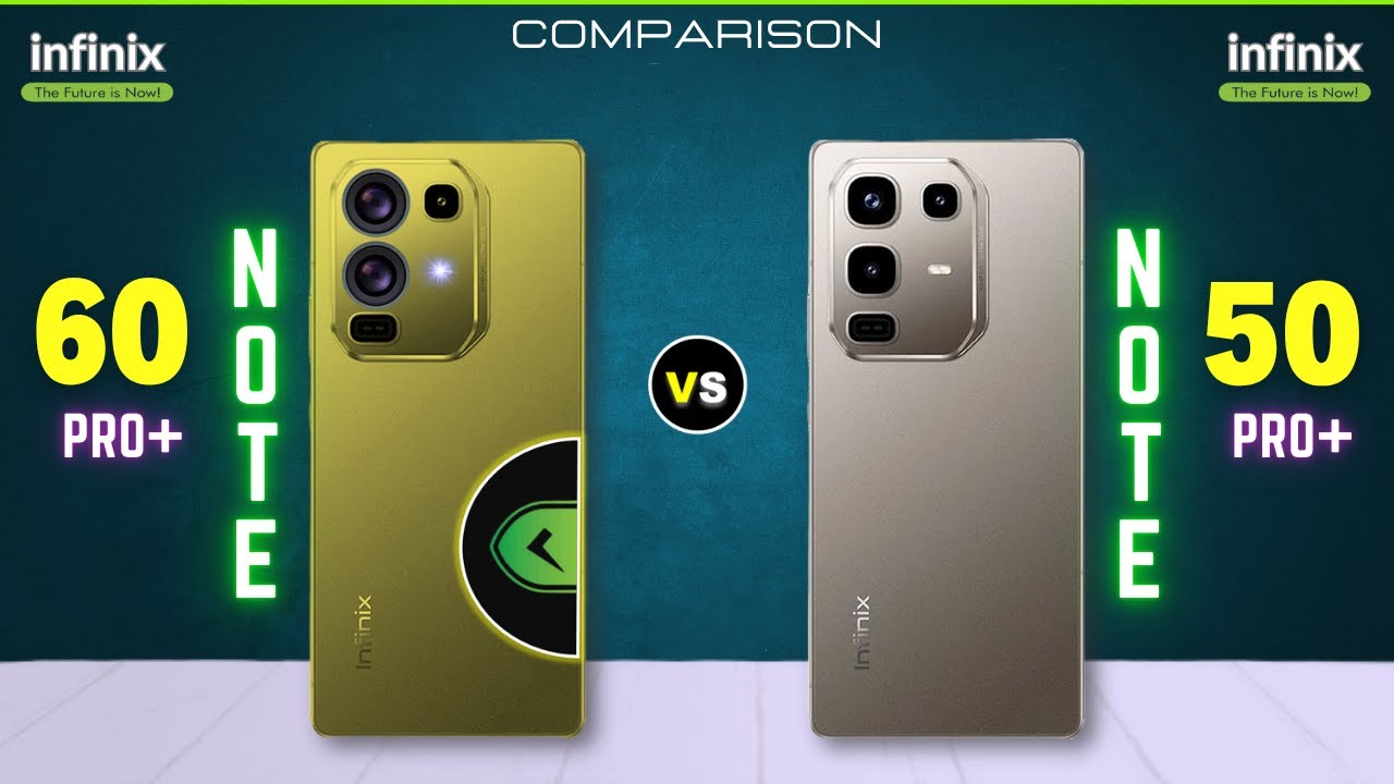 Infinix Note 60 Pro Plus Vs Infinix Note 50 Pro Plus - Full Specs Comparison