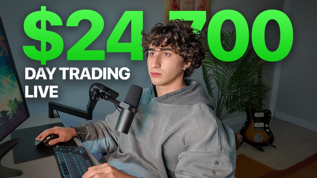 How I Made $24,700 Day Trading in 9 MINUTES