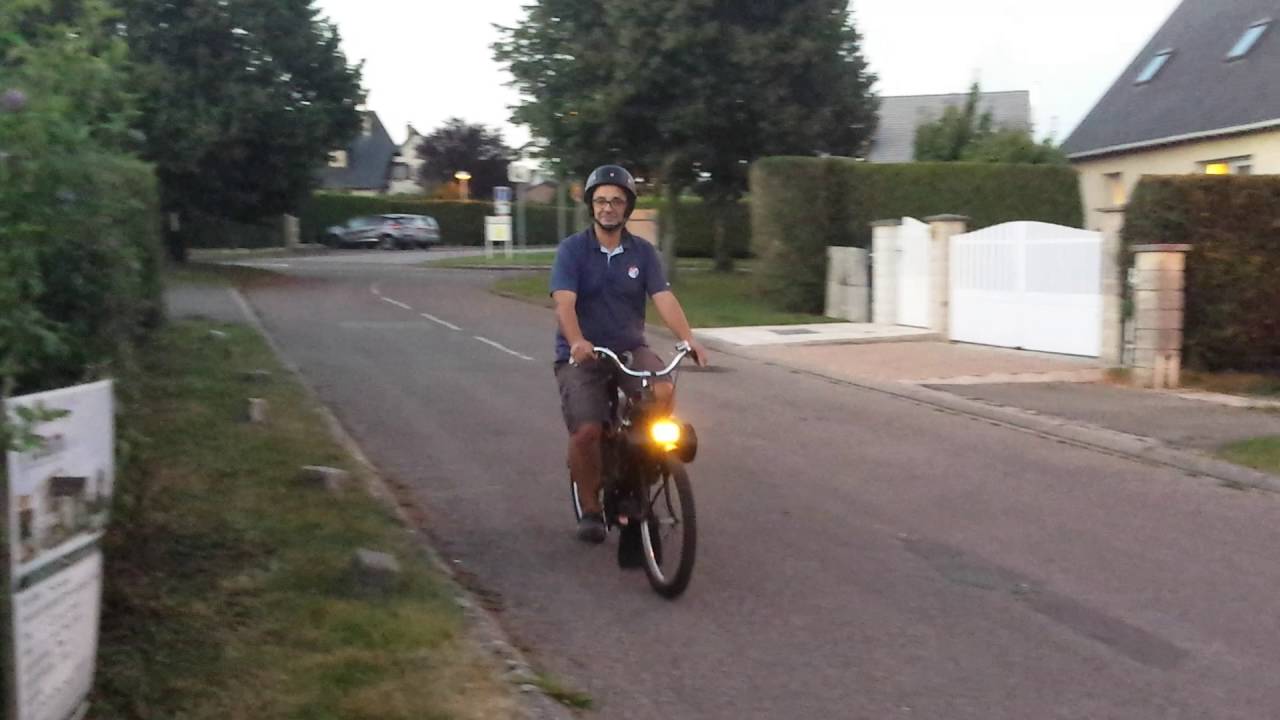 Velosolex 1966 2 essai lumieres