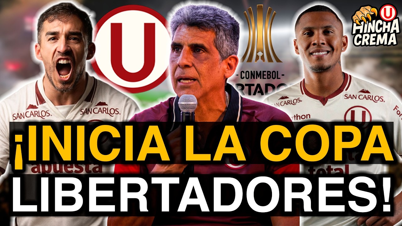 ¡INICIA LA COPA PARA UNIVERSITARIO! ESTOS SON LOS OBJETIVOS DE LA U EN COPA LIBERTADORES🏆SORTEO 2026
