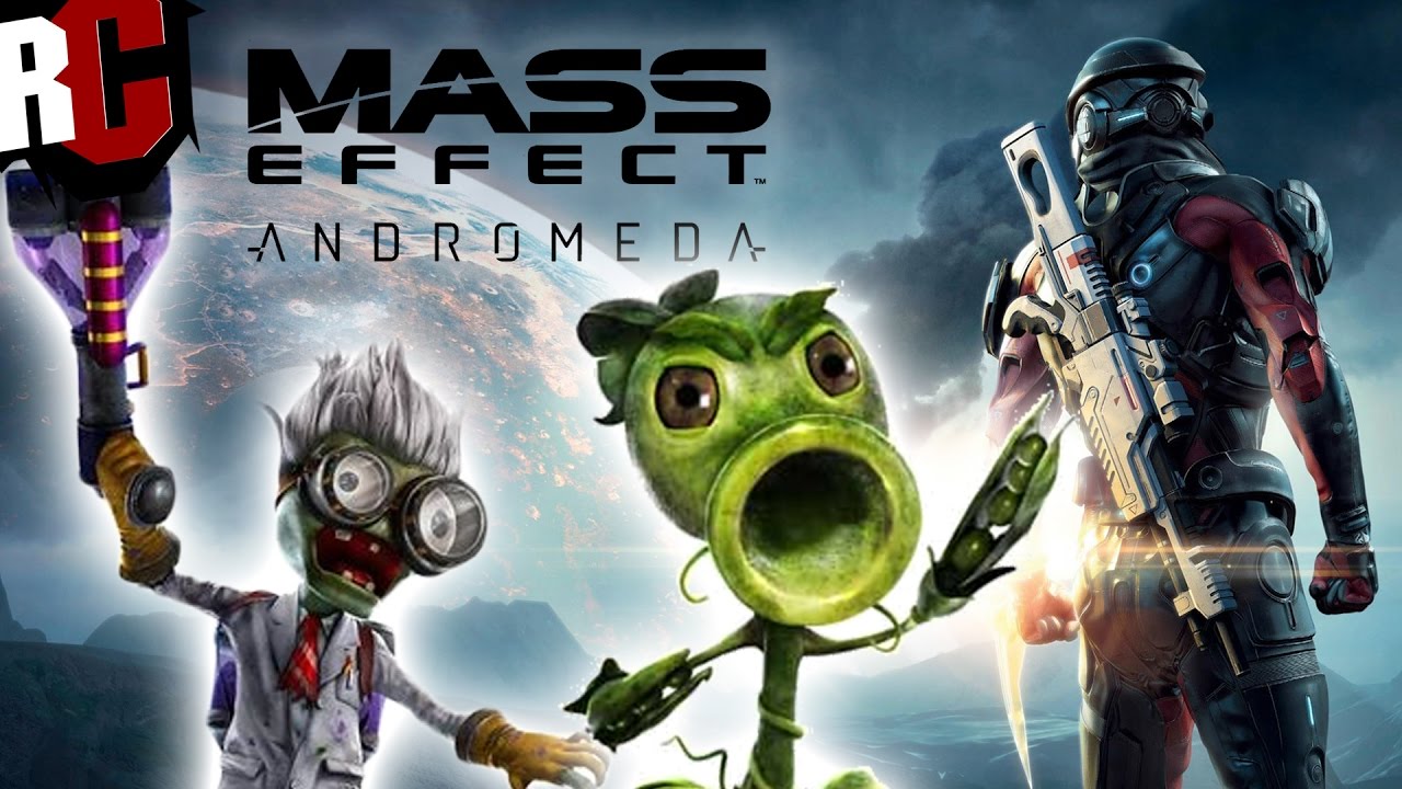 Mass Effect Andromeda - PvZ Garden Warfare Toys Easter Egg (Peashooter and Scientist in Mass Effect)