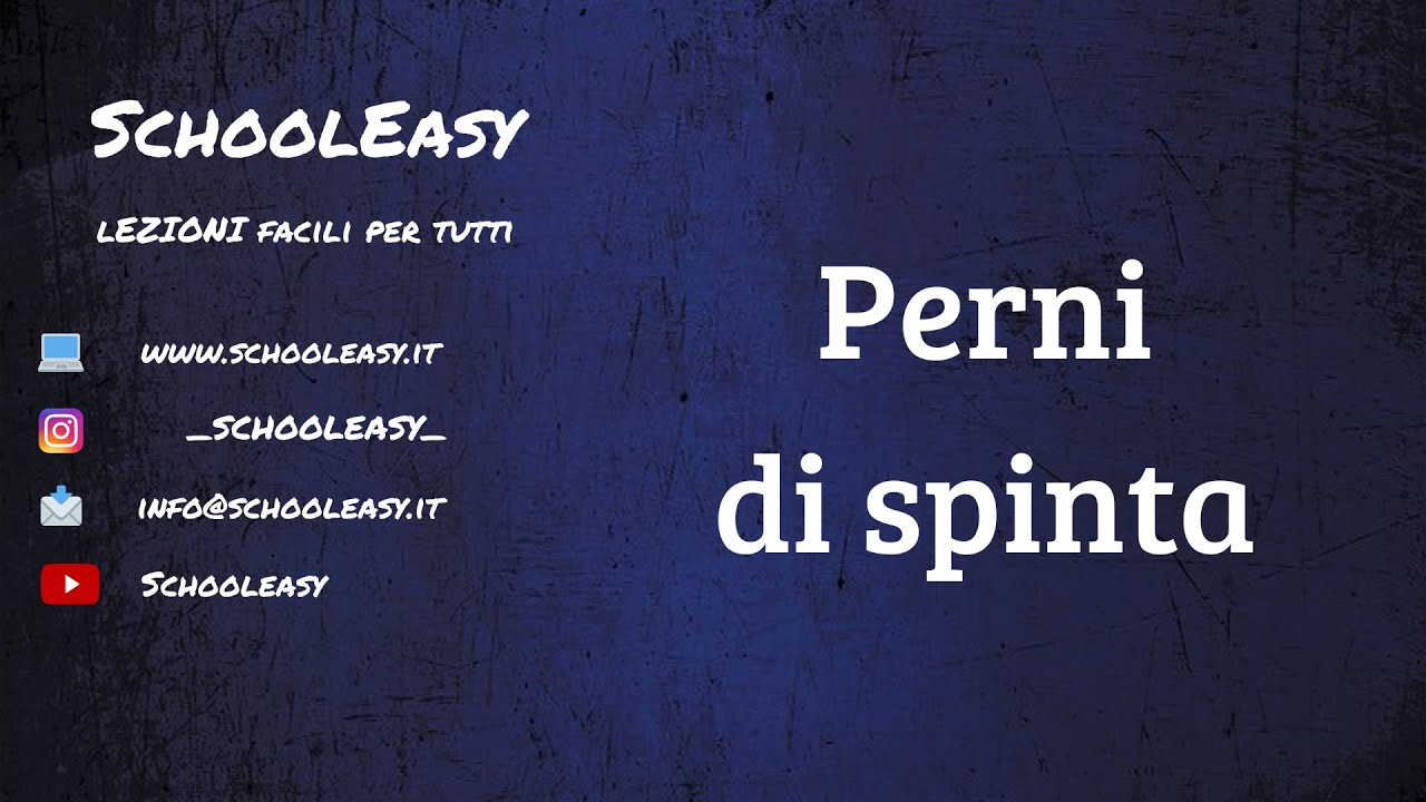 Introduzione ai perni di spinta