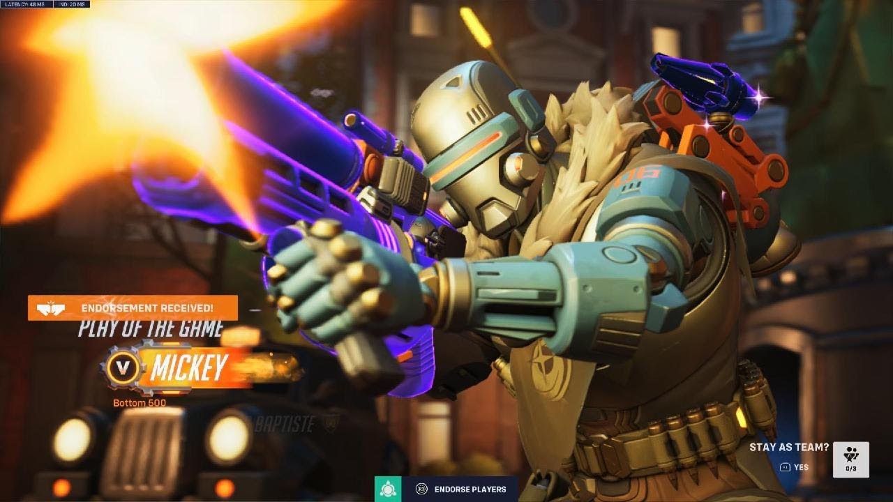 Overwatch - Baptiste - King's Row - Play of the game