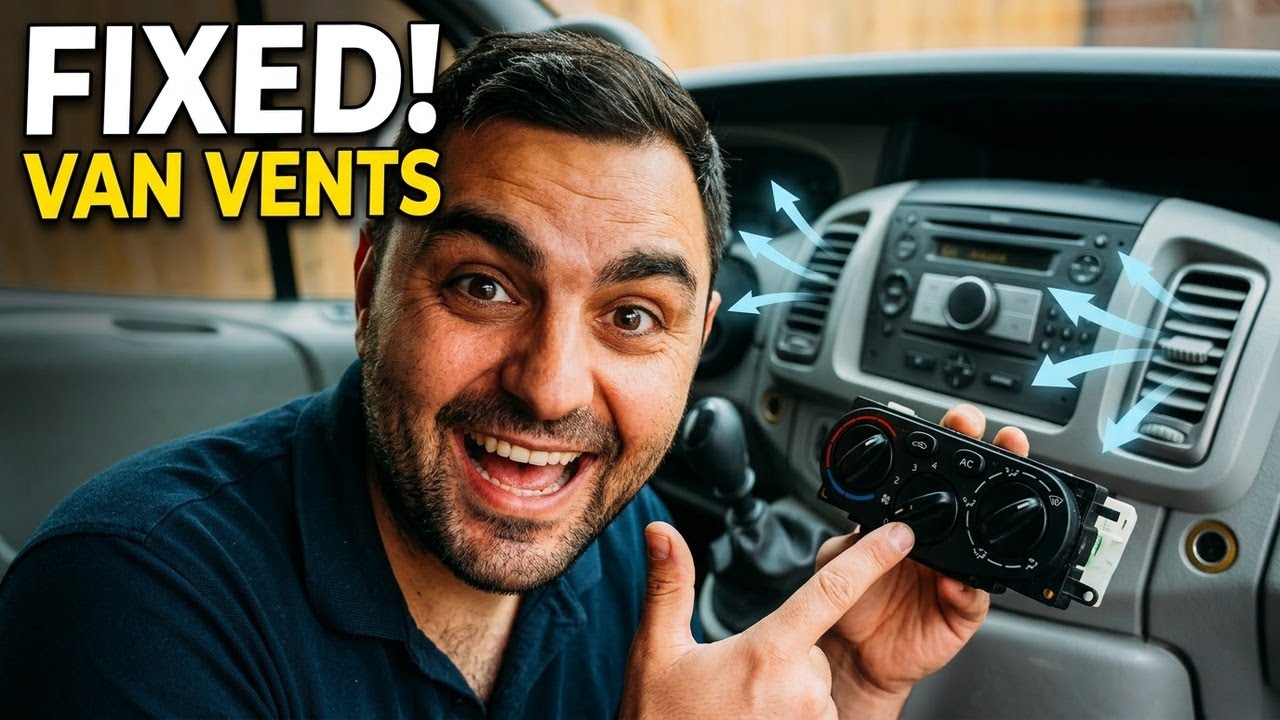 Can’t change airflow direction on my van - Opel Vivaro - Renault Trafic - Nissan Primastar