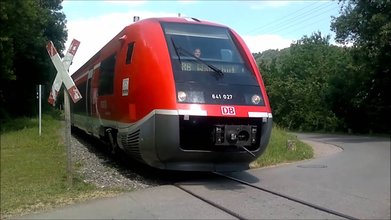 Im Wutachwal durchs Wutachtal - Fahrt in BR 641 über eine stillgelegte Bahnstrecke