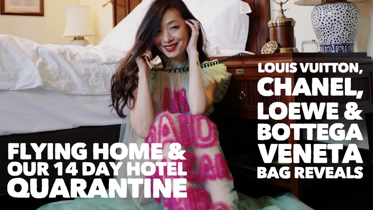 Flying Home, Our 14 Day Quarantine & 3 1/2 Bag Reveals | wenwen stokes