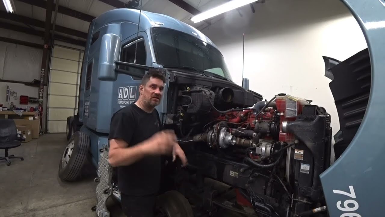 Truck Repair, installing turbo on Cummins ISX 15 and testing and calibration of actuator 2021/64