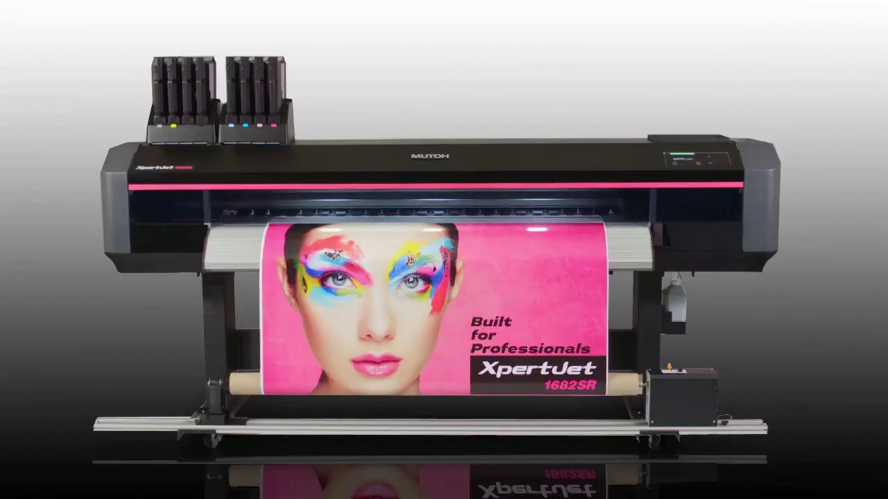Xpertjet Eco-Solvent Printer from Mutoh, giving more vibrant colors with 8-color ink configuration