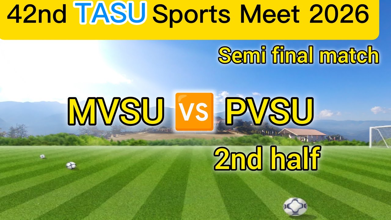 MVSU 🟣🆚🔴 PVSU. Semi final. 42nd TASU Sports Meet 2026.
