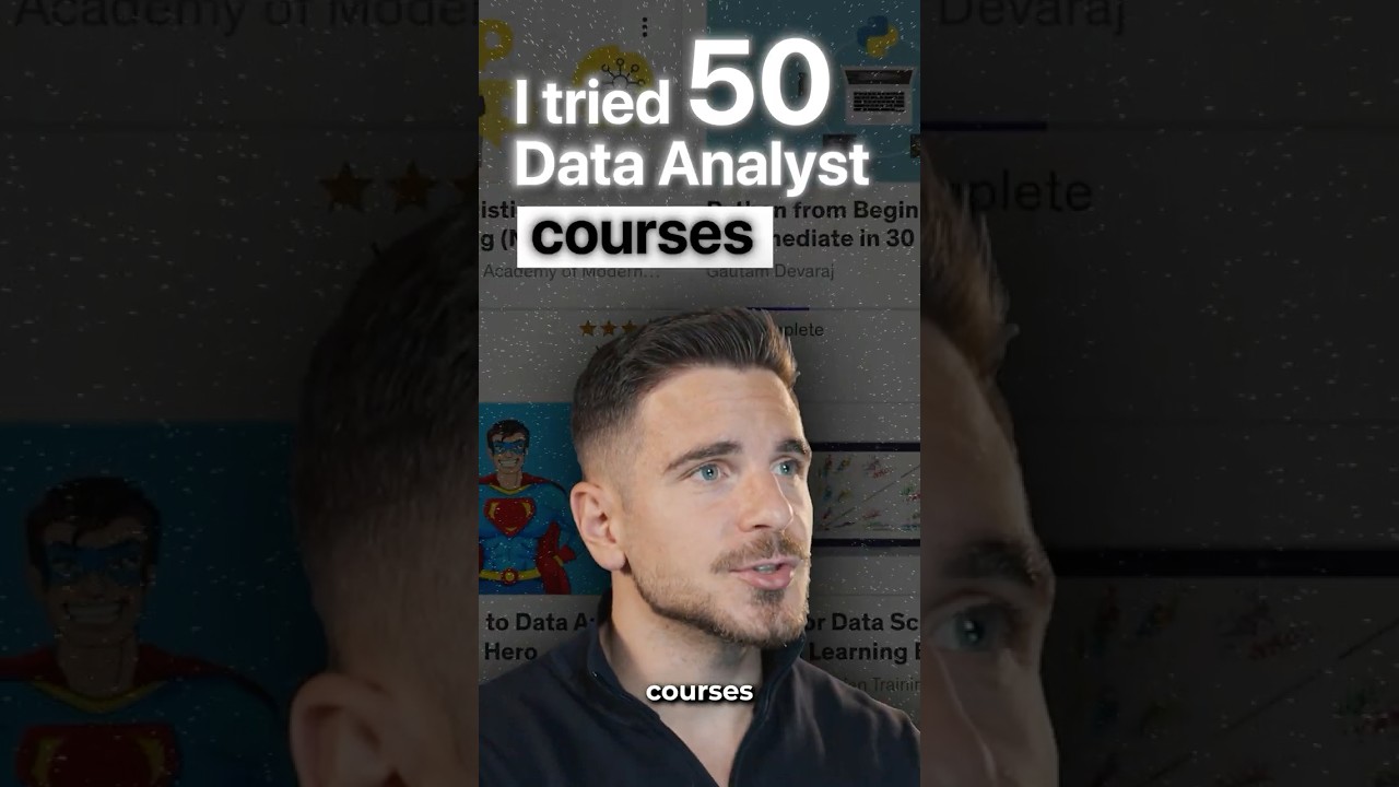 Top 5 Data Analyst courses