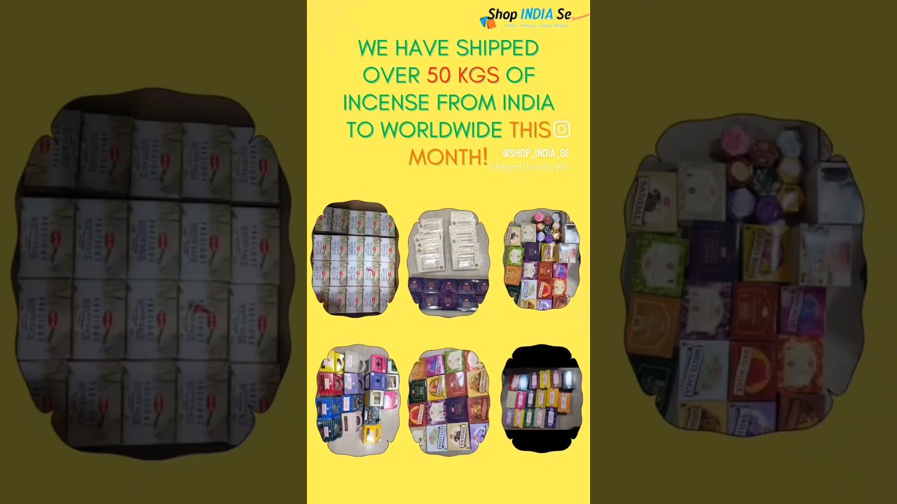 Incense export from India