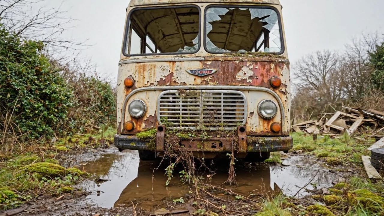 ASMR Bus Restoration! 1968 Bedford VAL Full Restoration from Total Disrepair to Looking New