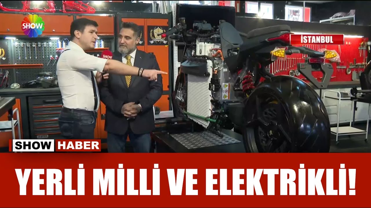 Yerli-milli ve elektrikli motosiklet!
