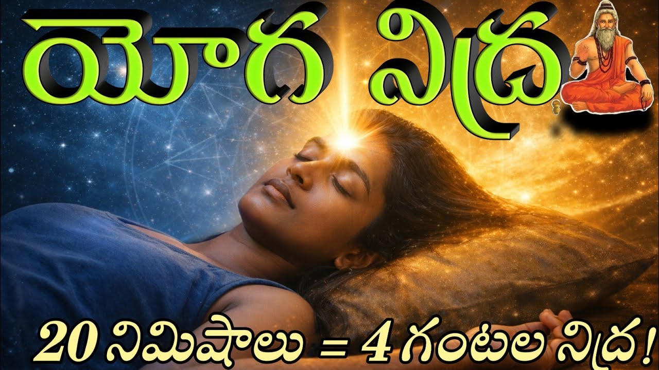 యోగ నిద్ర రహస్యం | 20 నిమిషాల్లో 4 గంటల నిద్ర శక్తి | Deep Sleep Without Sleeping Telugu