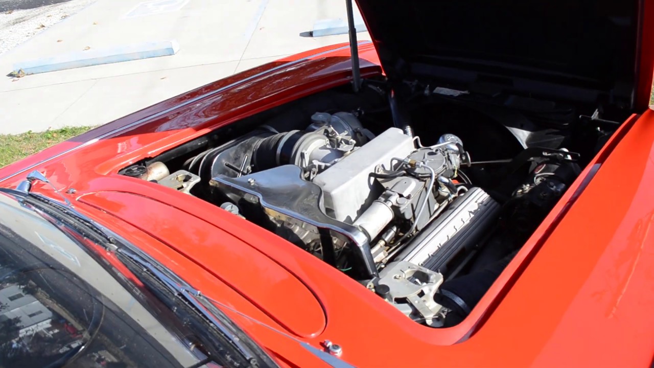 St Bernard 1962 Corvette Fulie Raffle - Engine Running