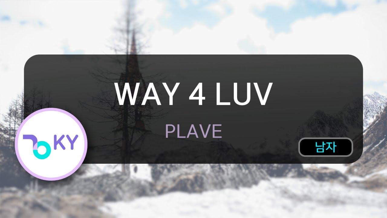 WAY 4 LUV - PLAVE (KY.53311) / KY KARAOKE