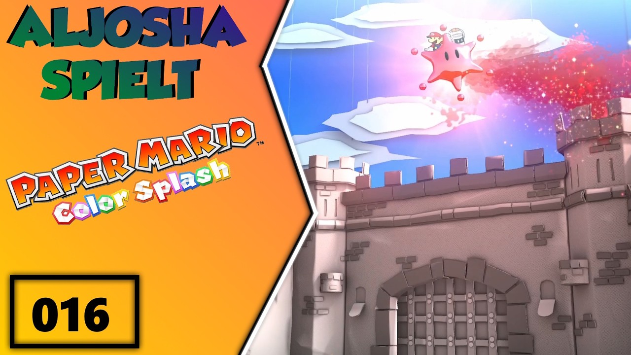 Let's Play Paper Mario Color Splash 📃 #16: Der große ROTE Farbstern ist GERETTET!