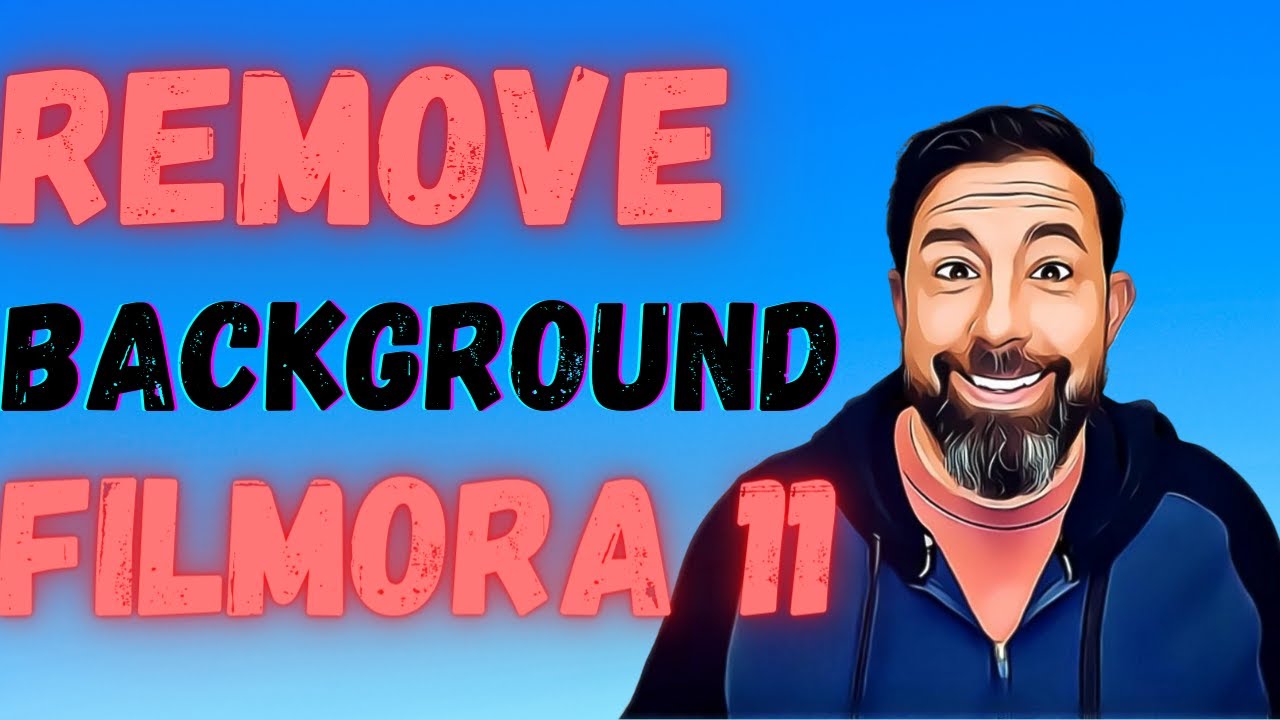 Remove Background Filmora 11