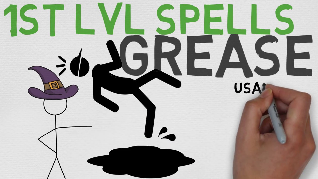 1ST LEVEL SPELL #40: Grease(5E)
