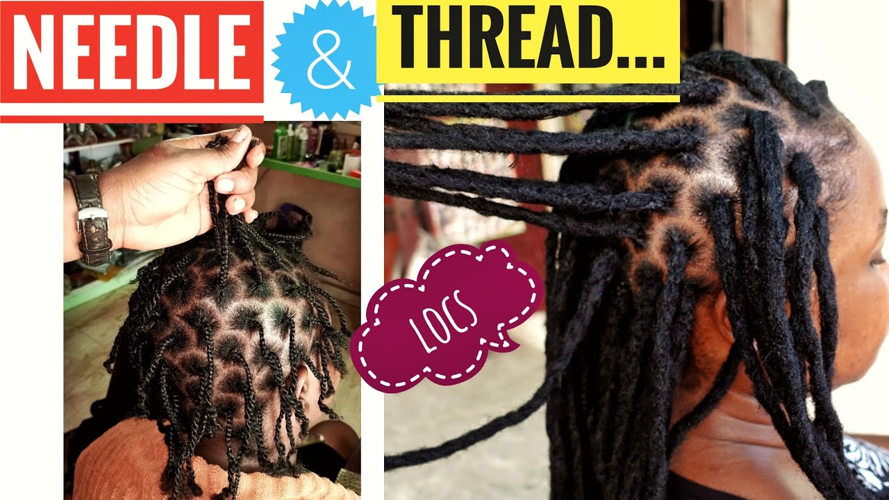 Instant Dread || Needle and thread locs