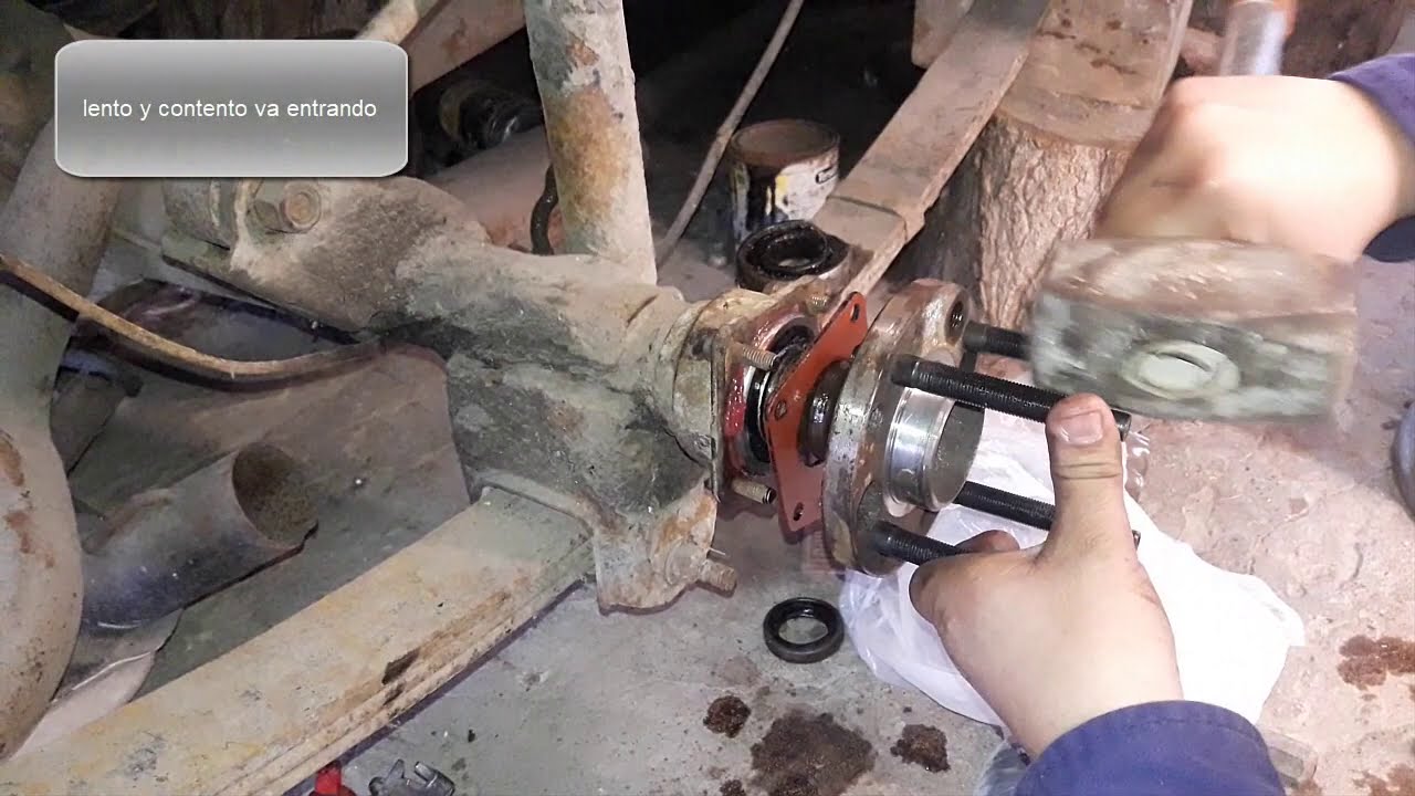 conversión frenos a disco en fiat 125/cambio rodamientos palieres