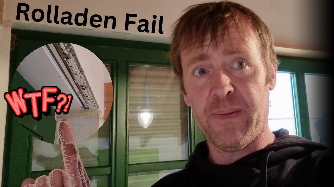 Rolladengurt wechseln - Rolladen Reparatur des Grauens