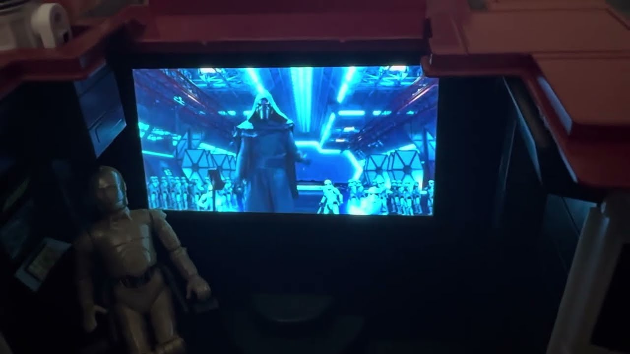 Disney star tours starspeeder 1000 playset footage 1