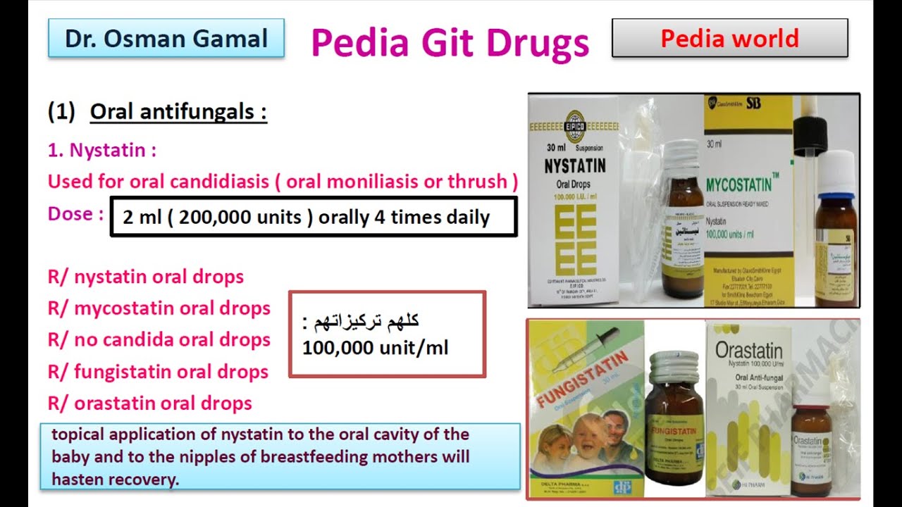 All pediatric GIT drugs -ادوية الجهاز الهضمي للاطفال