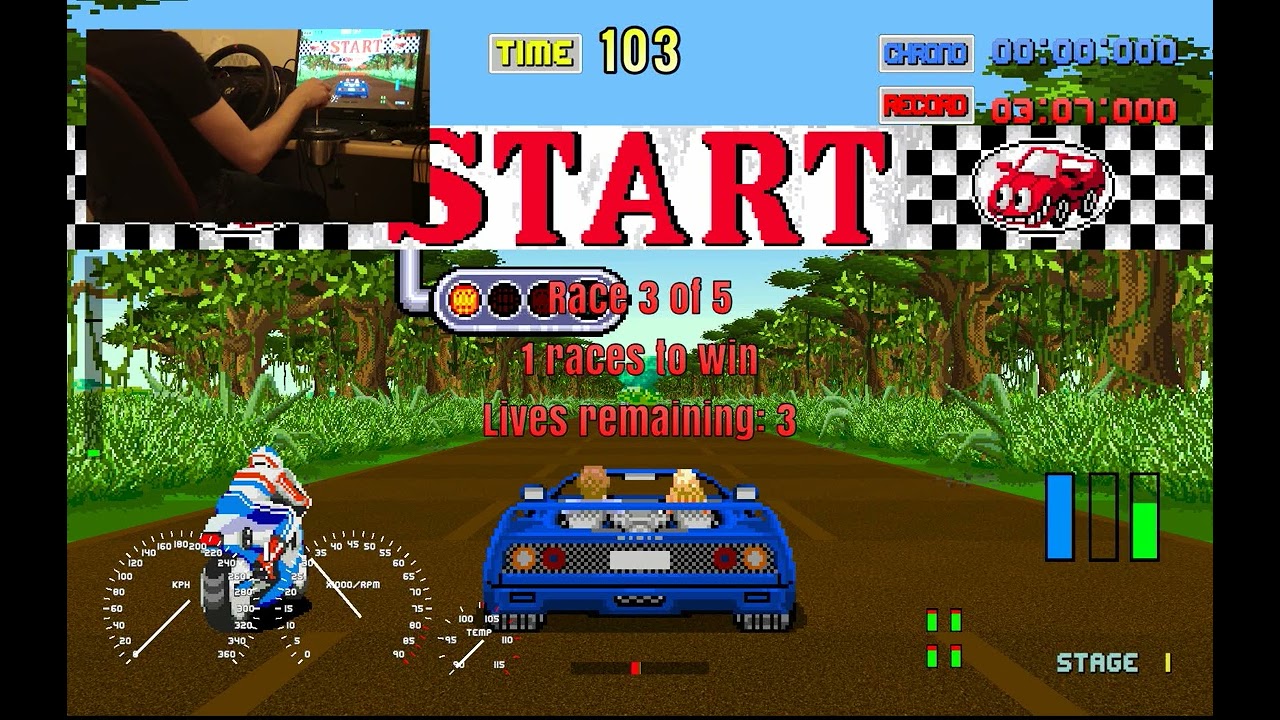 Turbo OutRun Reimagined: world record [15:32:652]