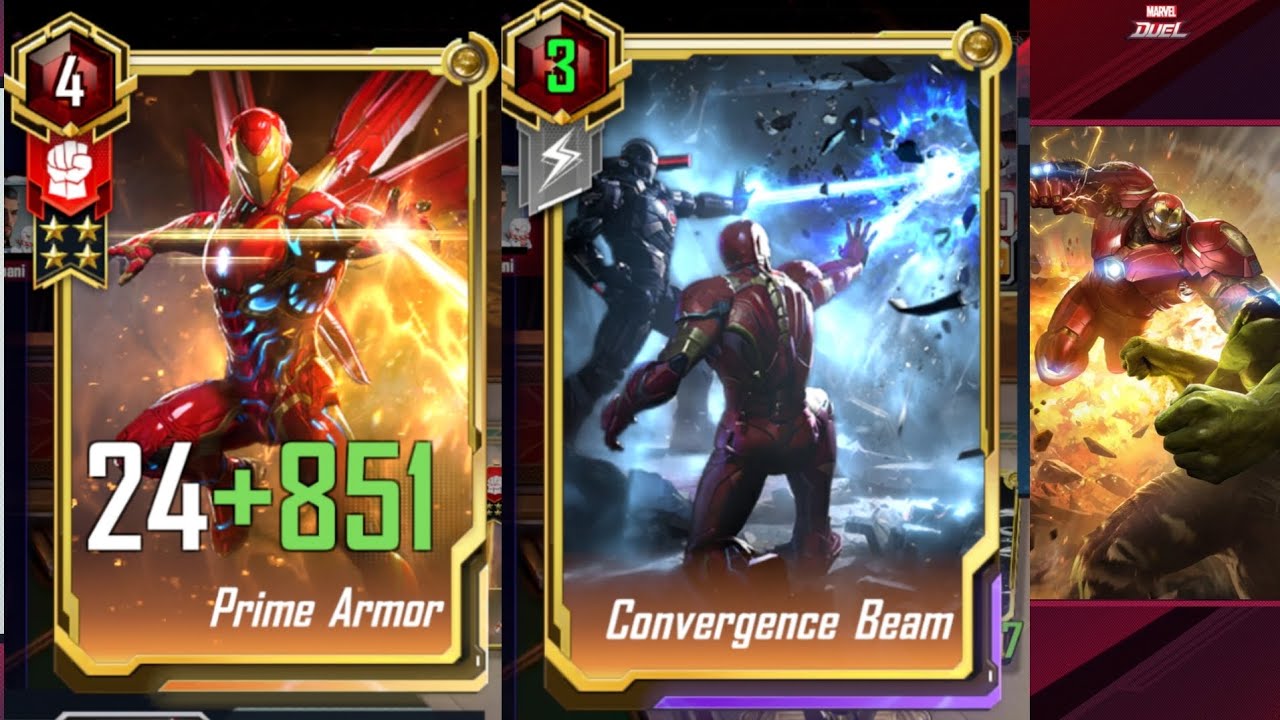 MARVEL DUEL Iron Man Prime Armor Gameplay