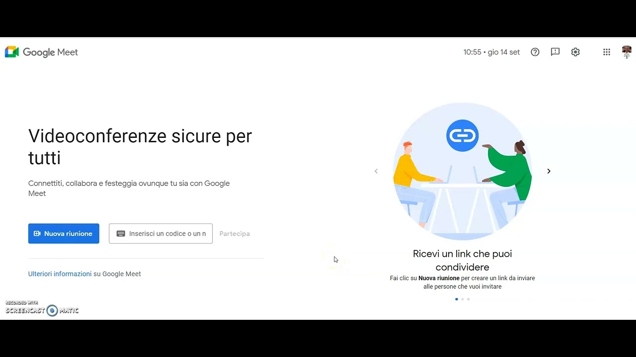 Programmare una lezione con MEET su CALENDAR