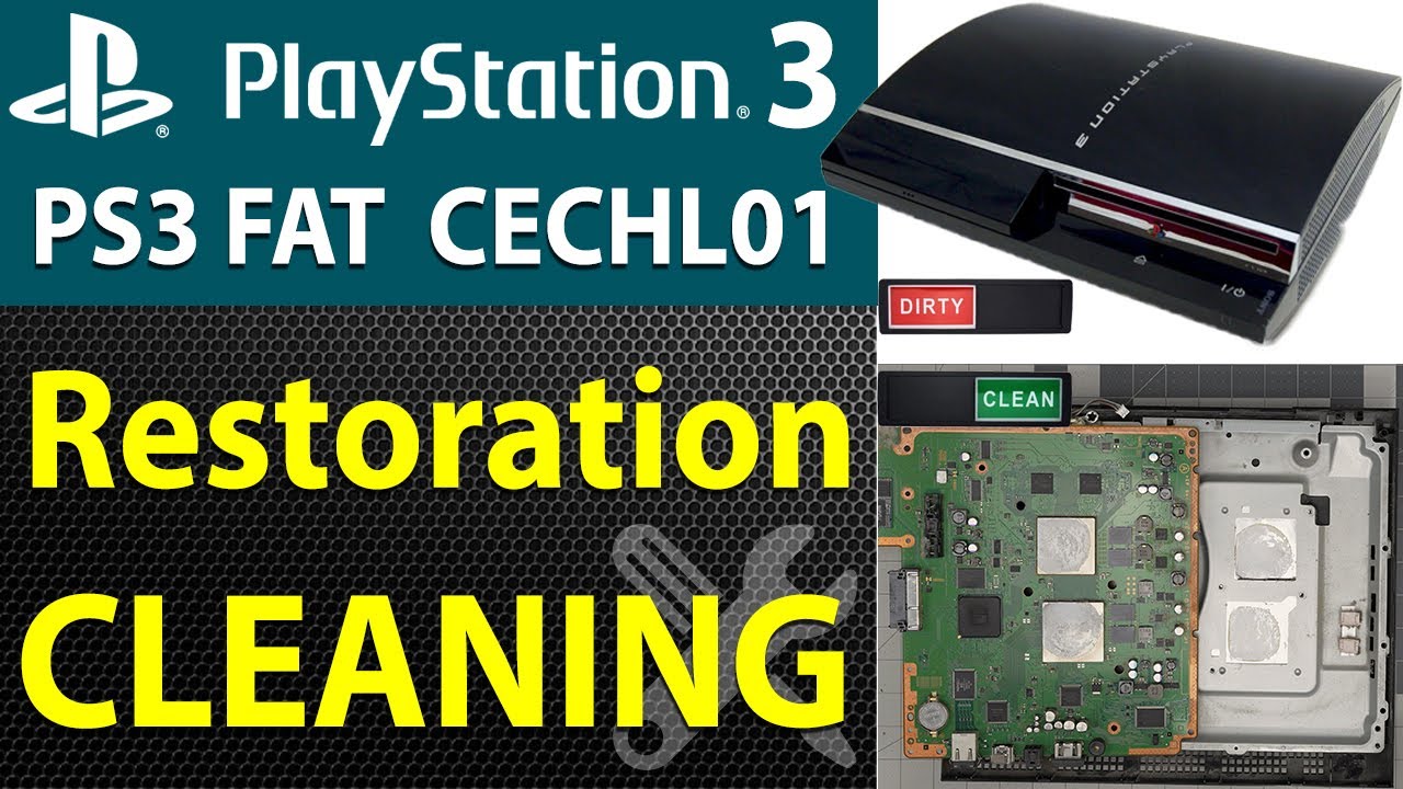 Restore and Repaste a ( PS3 FAT ) PlayStation 3 FAT CECHL01 📌 Complete Guide